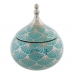 Ehteaegas DKD Home Decor Portselan Türkiissinine 14 x 14 x 17 cm