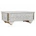 Mesa auxiliar DKD Home Decor MB-182010 Blanco Dorado Metal Madera de mango 115 x 60 x 45 cm