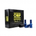 Set Bouten OMP 27 mm Blauw 20 uds M14 x 1,25