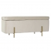 Jakkara DKD Home Decor Beige Monivärinen Kullattu Metalli Muovinen 109 x 42,5 x 45 cm