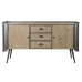 Mobilă TV DKD Home Decor 144 x 47 x 76 cm Natural Gri Metal