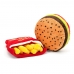 Hondenspeelgoed Gloria Hamburdog 14 x 6 cm Hamburgers