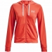 Sudadera con Capucha y Cremallera Mujer Under Armour Rival Terry