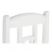 Cadeira de Sala de Jantar DKD Home Decor Branco Madeira 43 x 43 x 99,5 cm