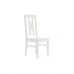 Chaise de Salle à Manger DKD Home Decor Blanc Bois 43 x 43 x 99,5 cm