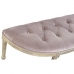 Banqueta DKD Home Decor   Natural Cor de Rosa Poliéster Veludo Madeira da borracha (125 x 43 x 48 cm)