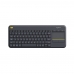 Clavier Logitech 920-007145 Anglais EEUU Noir QWERTY