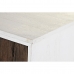 Komoda DKD Home Decor Kovina Bela Kolonialno Temno rjava Mangov les (72 x 50 x 75 cm)
