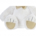 Orsetto di Peluche DKD Home Decor Papillon Bianco Dorato Metallo Per bambini Orso 30 x 40 cm 30 x 30 x 36 cm