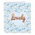 Raccoglitore ad anelli Moos Lovely Azzurro Chiaro A4 (27 x 33 x 6 cm)