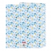 Raccoglitore ad anelli Moos Lovely Azzurro Chiaro A4 (27 x 33 x 6 cm)