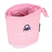 Kynäpenaali Benetton Vichy Pinkki (8 x 19 x 6 cm)