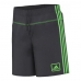 Badeanzug für Kinder Adidas Kinder Short Junior Grau Schwarz