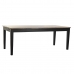 Mesa de Comedor DKD Home Decor Natural Negro Metal Madera de mango (200 x 90 x 75 cm)