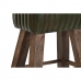 Stolička DKD Home Decor Drevo Gaštanová Koža zelená (41 x 30 x 79 cm)