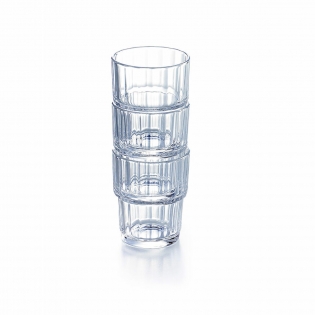 Crystal water glasses, 320ml, 6 pieces