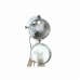 Vloerlamp DKD Home Decor 66 x 66 x 142 cm Zilverkleurig Metaal Hout Bruin 220 V 50 W