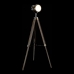 Stojací lampa DKD Home Decor Kov Dřevo Stříbro Světle hnědá Stativ (66 x 66 x 142 cm)