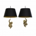 Plafondlamp DKD Home Decor 35,5 x 35,5 x 51 cm Gouden Hars Koloniaal 220 V 50 W Aap (2 Stuks)