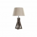 Bordlampe DKD Home Decor Træ Bomuld Mørkebrun (35 x 35 x 56 cm)