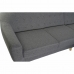 Dreisitzer-Sofa DKD Home Decor 8424001799442 Grau Bunt natürlich Holz Kautschukholz Scandi 230 x 144 x 84 cm