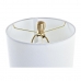 Lampă de masă DKD Home Decor Auriu* Alb 220 V 50 W Modern (23 x 23 x 47 cm)