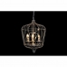 Loftslampe DKD Home Decor Hvid Metal 25 W 37 x 37 x 55 cm