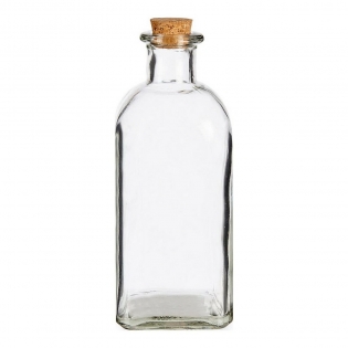 Clear and Cork Water Bottle