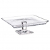 Taartplateau Madlen Kristal Transparant (23,7 x 8 x 23,7 cm)