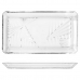 Bandeja Madlen Cristal Transparente (12 x 1,8 x 21,8 cm) (2 pcs)