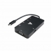 Adaptador USB C para HDMI V7 V7UC-2HDMI-BLK       Preto