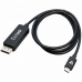 Adapter USB C naar DisplayPort V7 V7USBCDP14-1M        1 m 8K Ultra HD