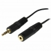 Kabel z rozgałęźnikiem Jack (3,5 mm) Startech MU12MF               3,7 m Czarny