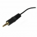 Produžni Jack Kabel (3,5 mm) Startech MU12MF               3,7 m Crna