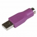 PS/2 - USB adapteri Startech GC46MFKEY            Violetti