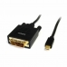 Adapter Mini DisplayPort an DVI Startech MDP2DVIMM6           (1,8 m) Schwarz 1.8 m