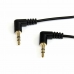 3,5 mm Jack audiokábel Startech MU3MMS2RA            0,9 m Fekete