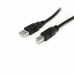 Cablu USB A la USB B Startech USB2HAB30AC          Negru