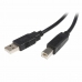 USB A til USB B Kabel Startech USB2HAB2M            Svart