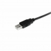 Cable USB Startech USB2AA1M             USB A Negro