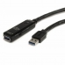 Kabel USB Startech USB3AAEXT10M         USB A Czarny