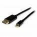 Mini DisplayPort - DisplayPort Kábel Startech MDP2DPMM4M           Fekete 4 m
