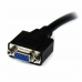 DVI-I til VGA-kabel Startech DVIVGAMF8IN          Sort 0,2 m