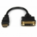 Adapter HDMI Startech HDDVIMF8IN           Czarny