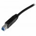 Kabel USB A na USB B Startech USB3CAB2M            Černý