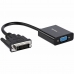 Adaptador DVI-D a VGA Startech DVI2VGAE             0,19 m Negro