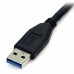 Kabel USB naar Micro-USB Startech USB3AUB50CMB         Zwart