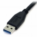 USB-kaabel-Mikro USB Startech USB3AUB50CMB         Must
