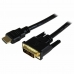 Адаптер за DVI-D към HDMI Startech HDDVIMM150CM 1,5 m