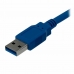 USB A - USB B Kaabel Startech USB3SAB1M            Sinine